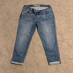 Old navy boyfriend crop denim